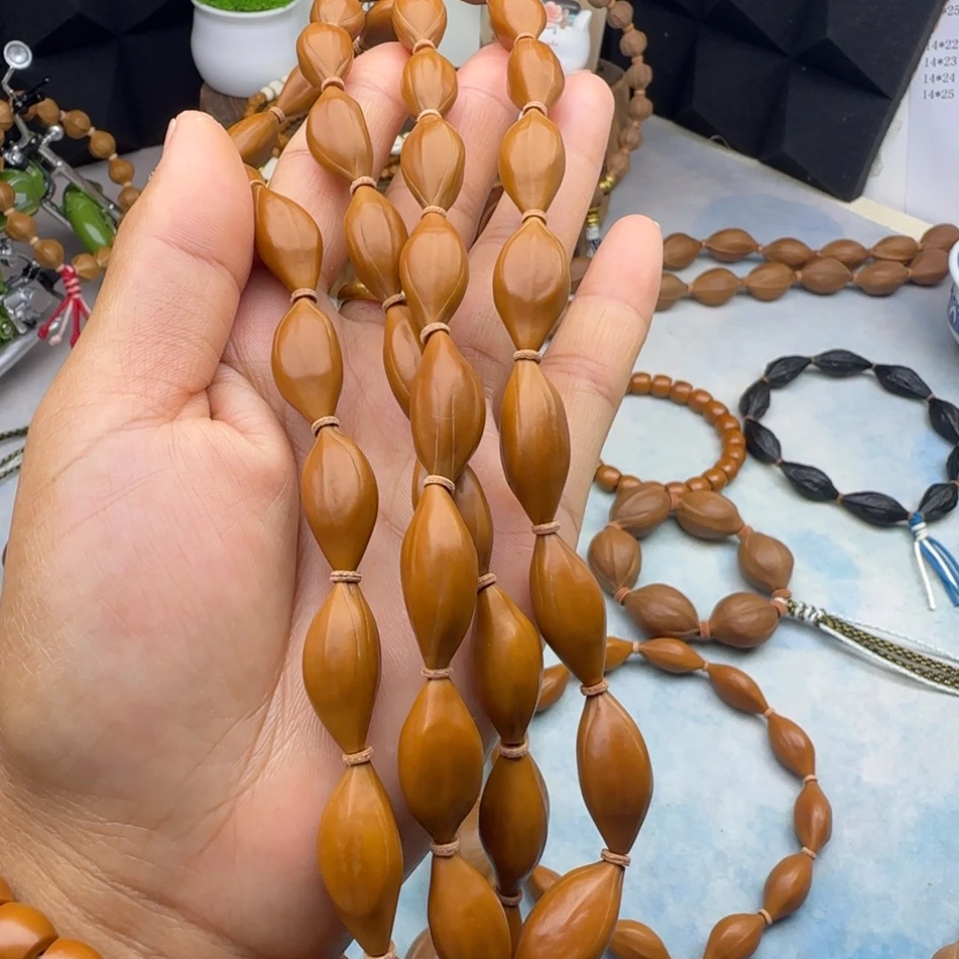 M***l手串/手链橄榄核水晶核瓜子脖挂