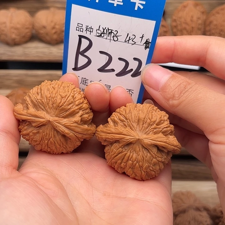 吊坠文玩核桃全品闷尖白狮子43