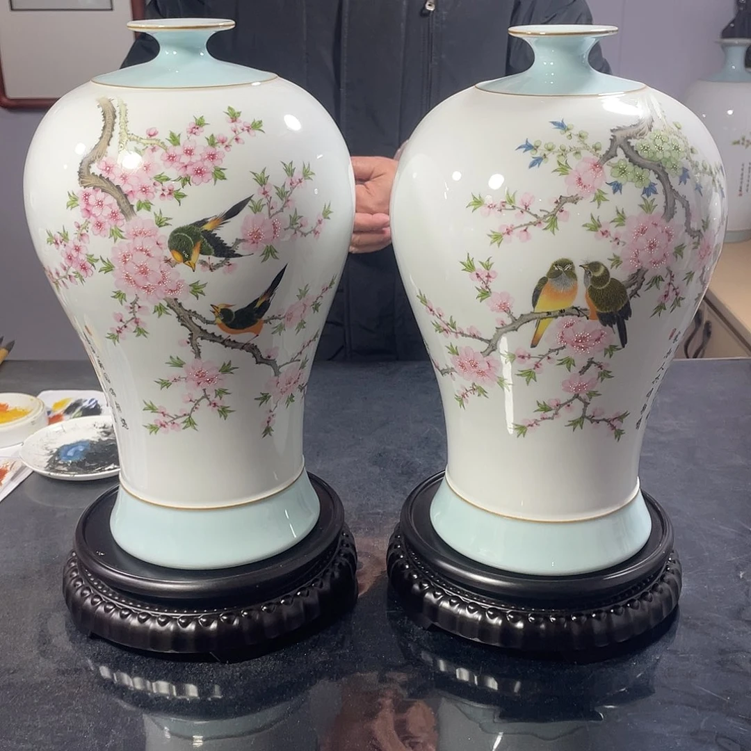 景德镇手工手绘花瓶