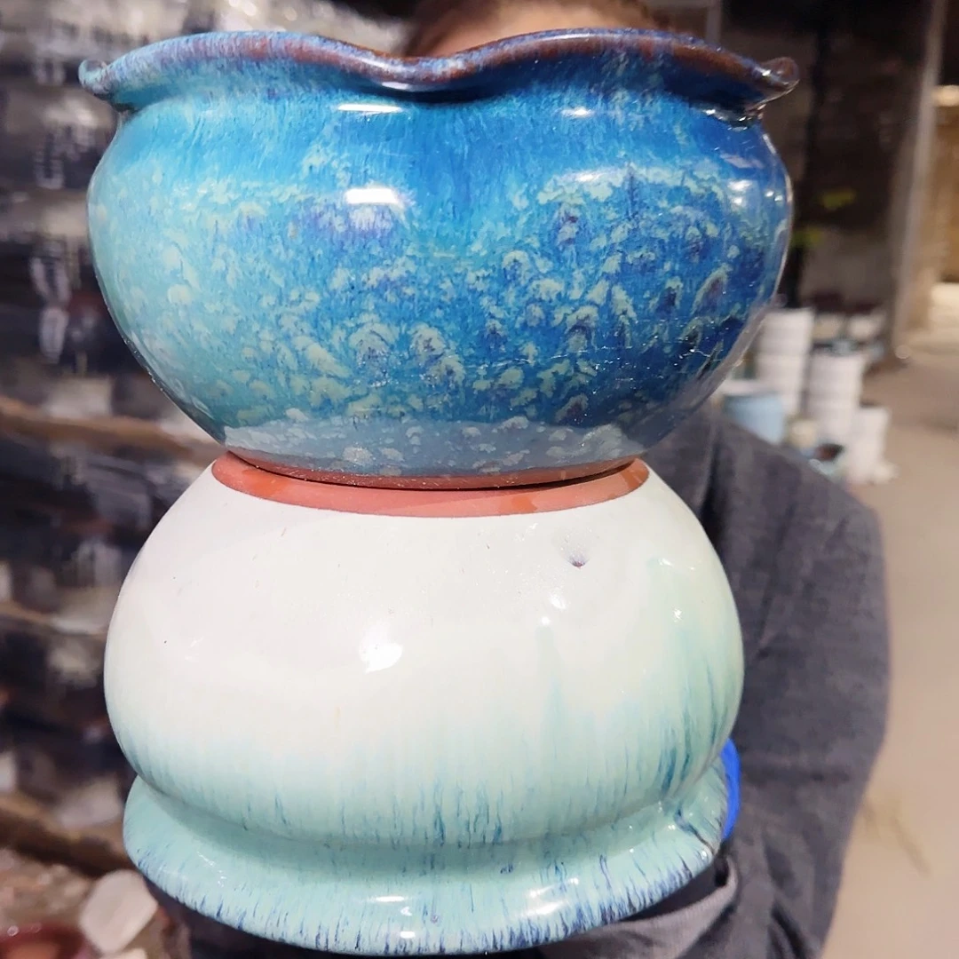 花盆紫砂高11口19.5