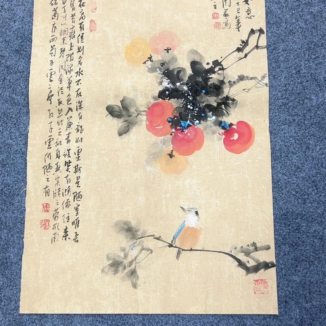 国画国画作品宣纸纯手绘