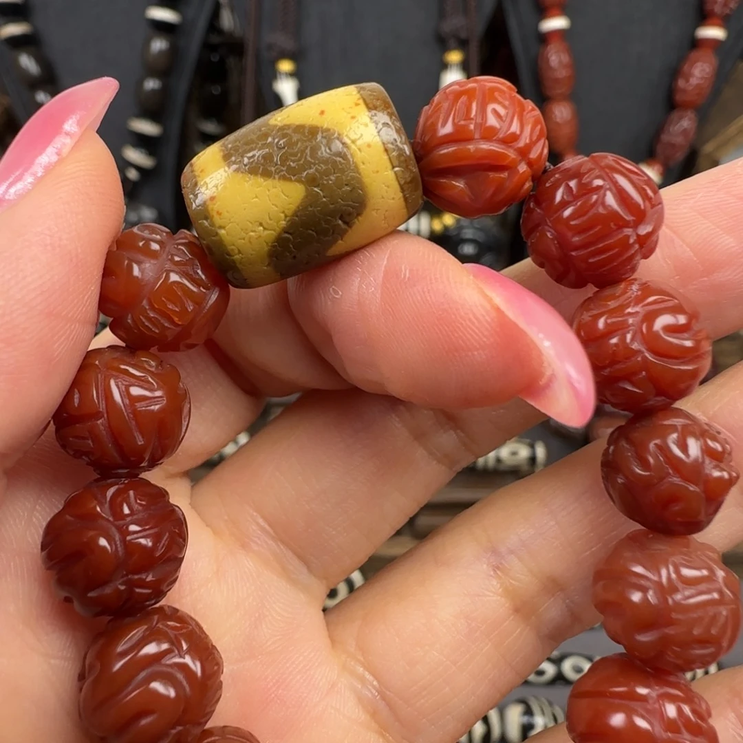 玛瑙/玉髓未镶嵌吊坠(不含链)