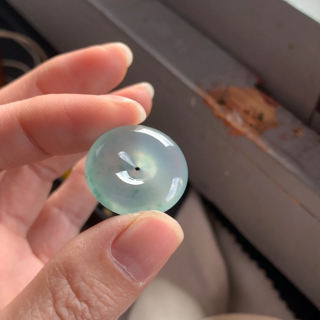 翡翠颈饰未镶嵌天然缅甸翡翠吊坠23-6.1