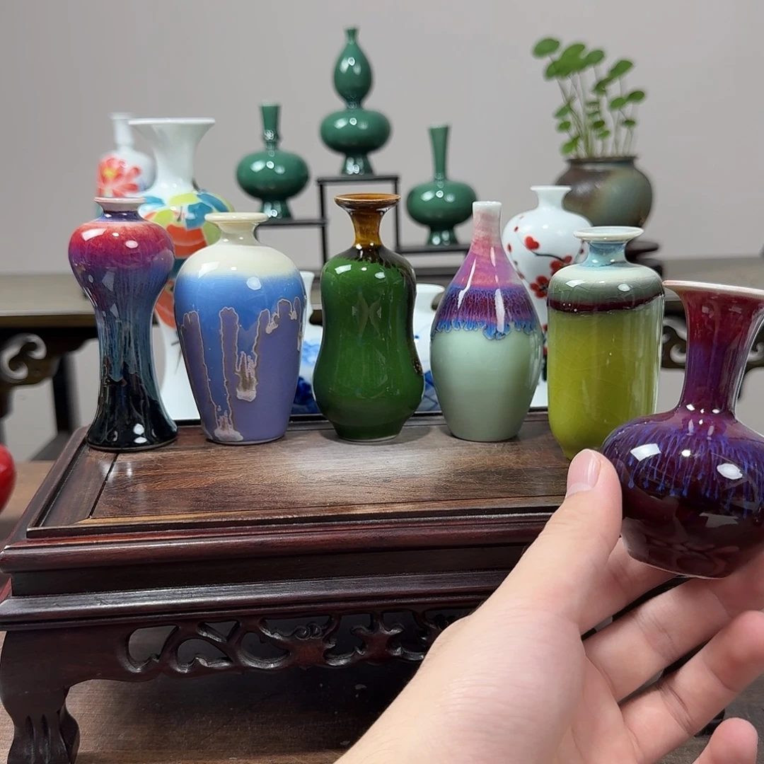 未***来陶瓷手工非常迷你小花器
