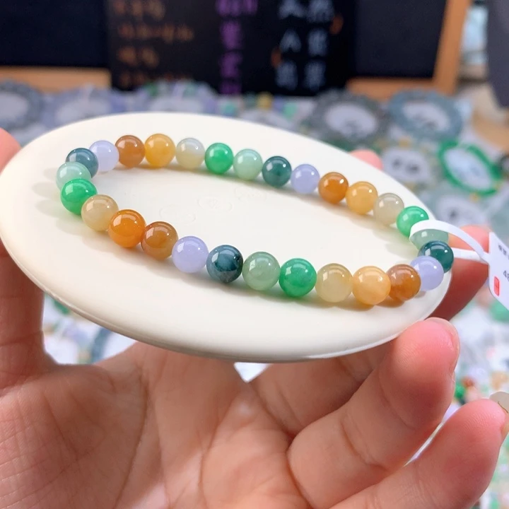 未镶嵌手链翡翠102号卡6.5