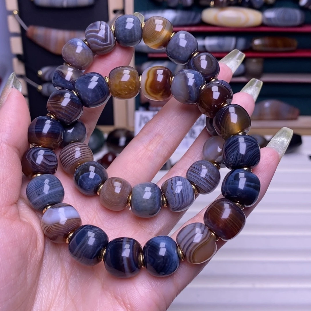 小***呦玛瑙/玉髓合金颈饰