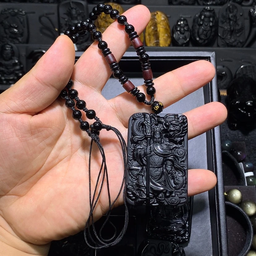 【闪购商品】未镶嵌黑曜岩珠宝奇石波*