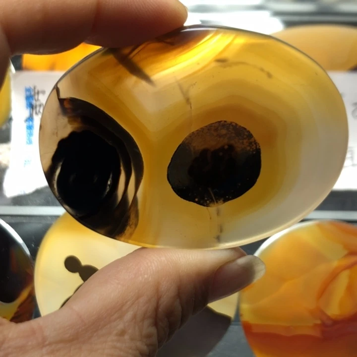 合金玛瑙/玉髓珠宝奇石84有瑕