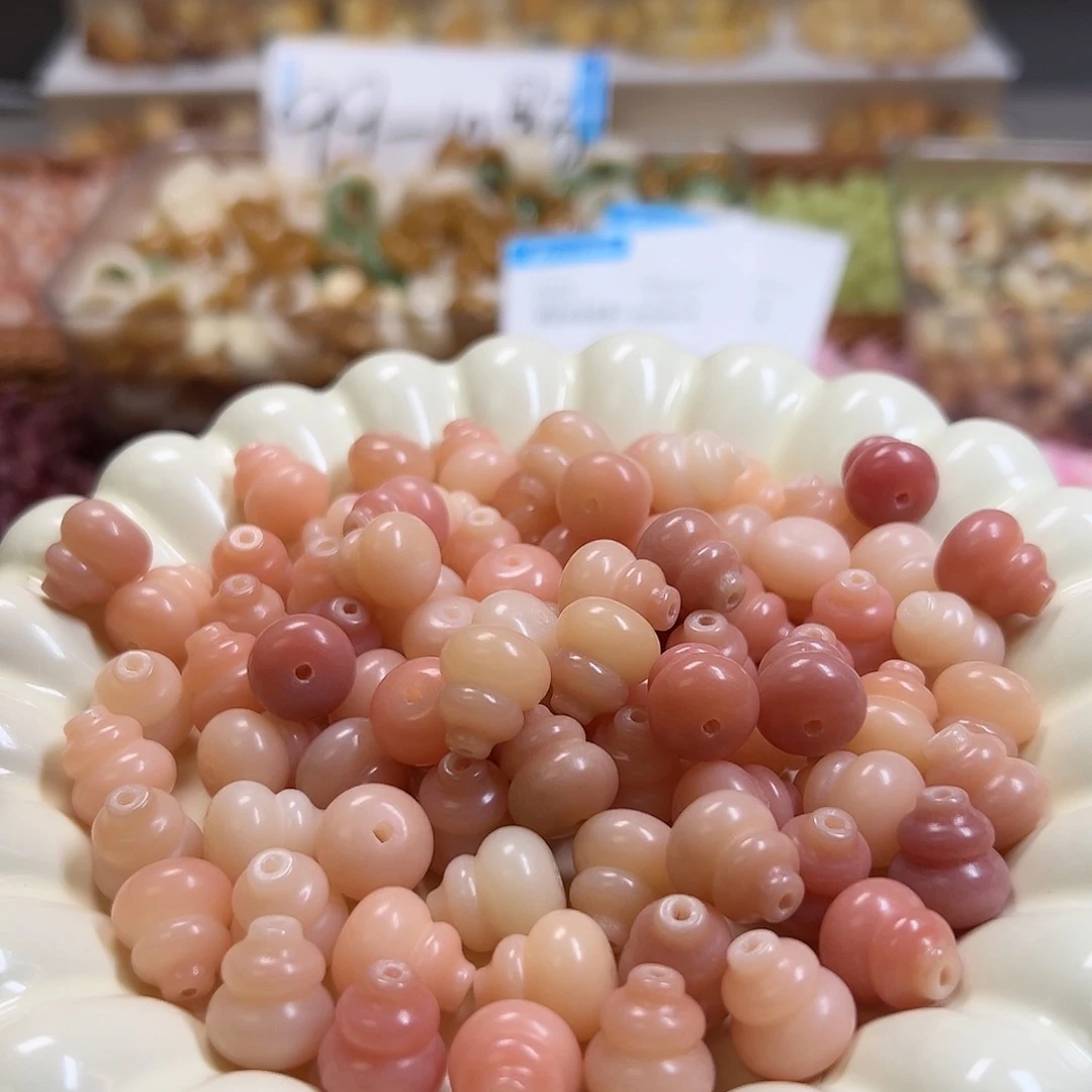 菩提根/象牙果吊坠卡12粉葫芦22颗