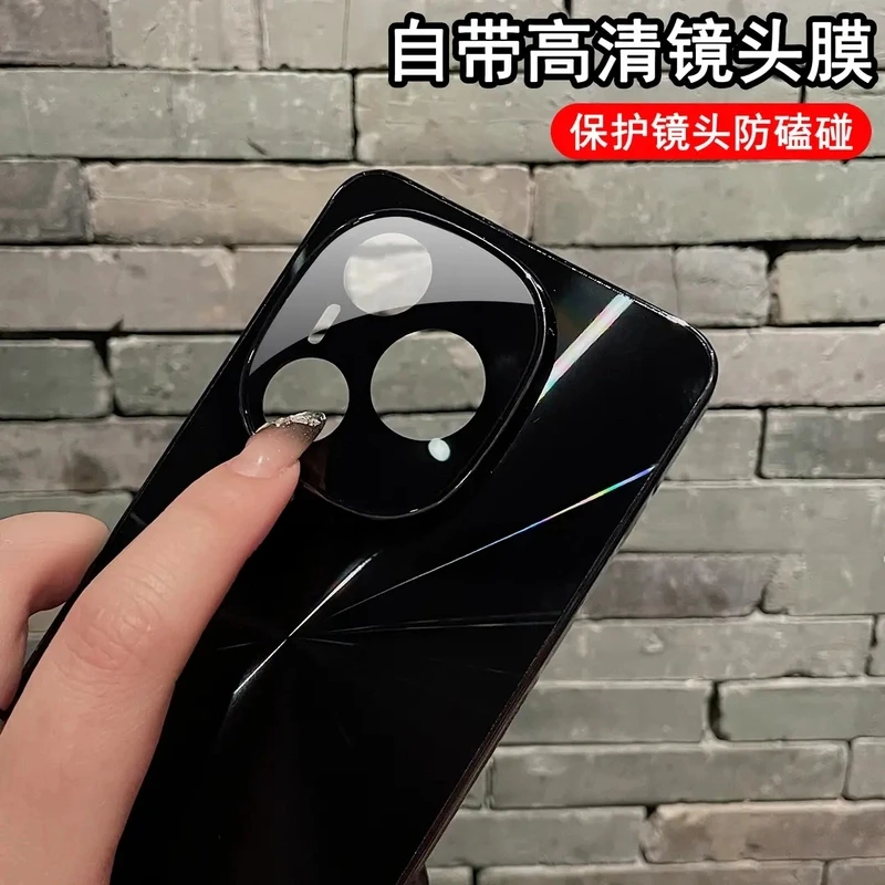 高级感适用荣耀Power手机壳镭射CD纹电镀防滑条镜头全包防摔壳