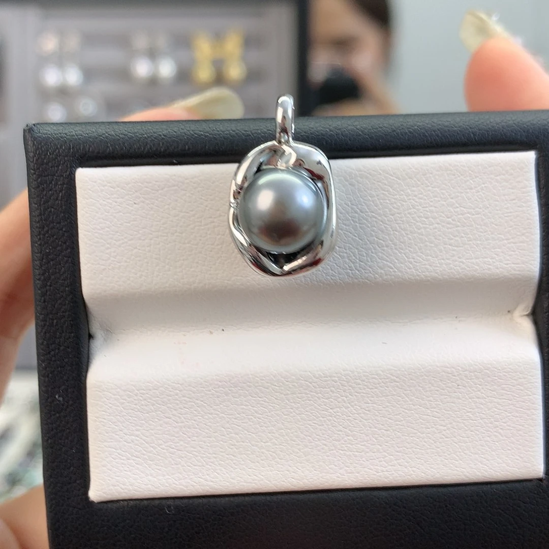【闪购商品】海水珍珠吊坠(不含链)银S925镶嵌
