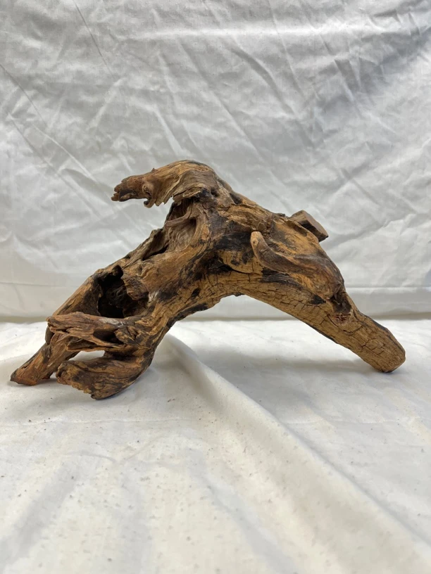 云南紫柚木沉木鱼缸蟹缸龟缸摆件装饰造景原木造景36.16.18