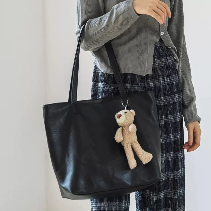 高级质感大容量包包女2025新款秋冬复古单肩包休闲上班通勤托特包