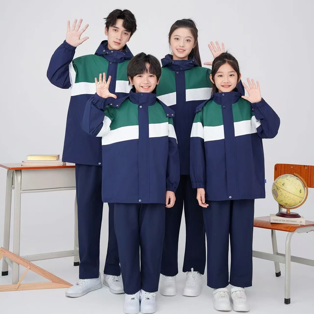 九江市统一款式秋冬校服（幼儿园小学中学）保暖长袖休闲防风冬季