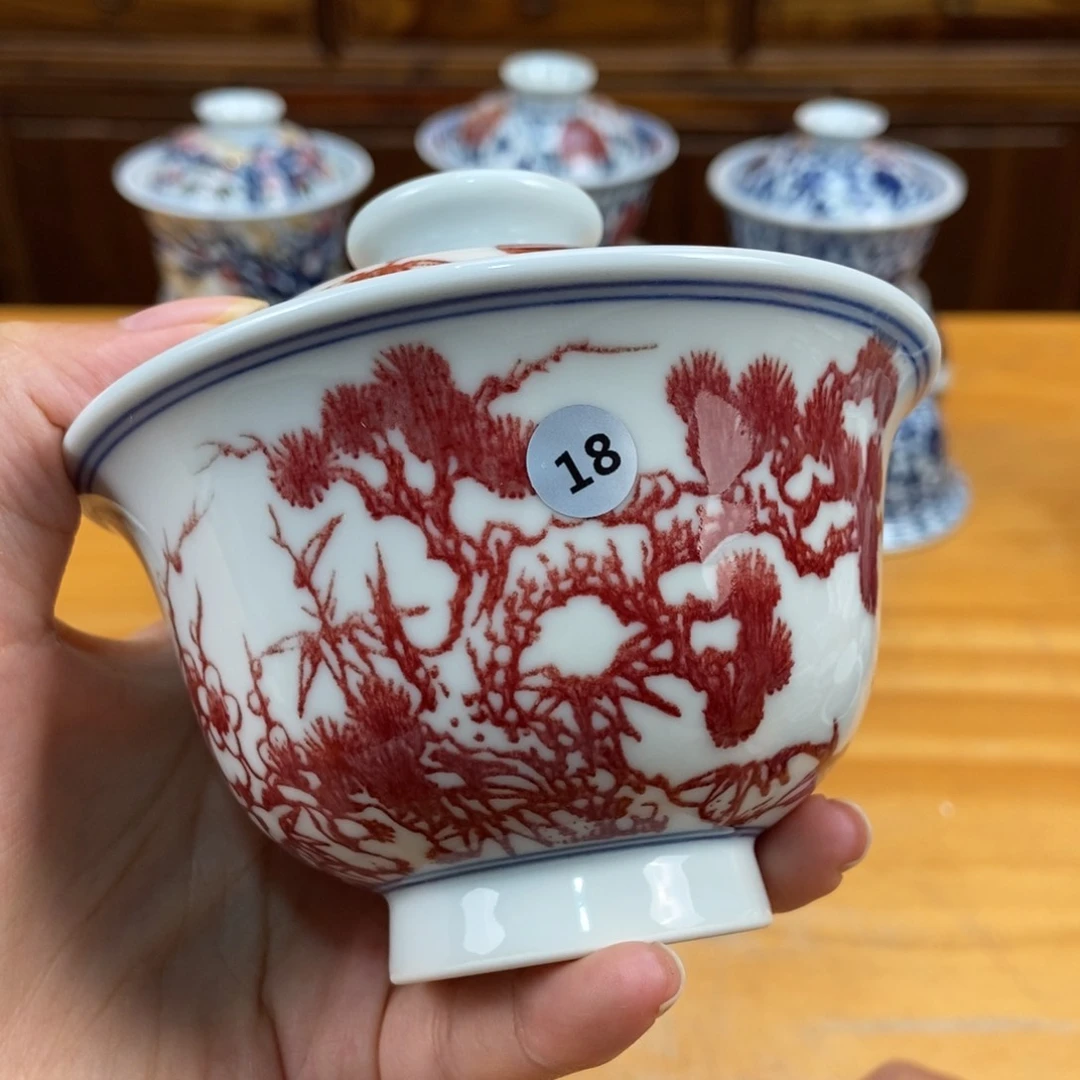 手绘现代茶具非古董用****4