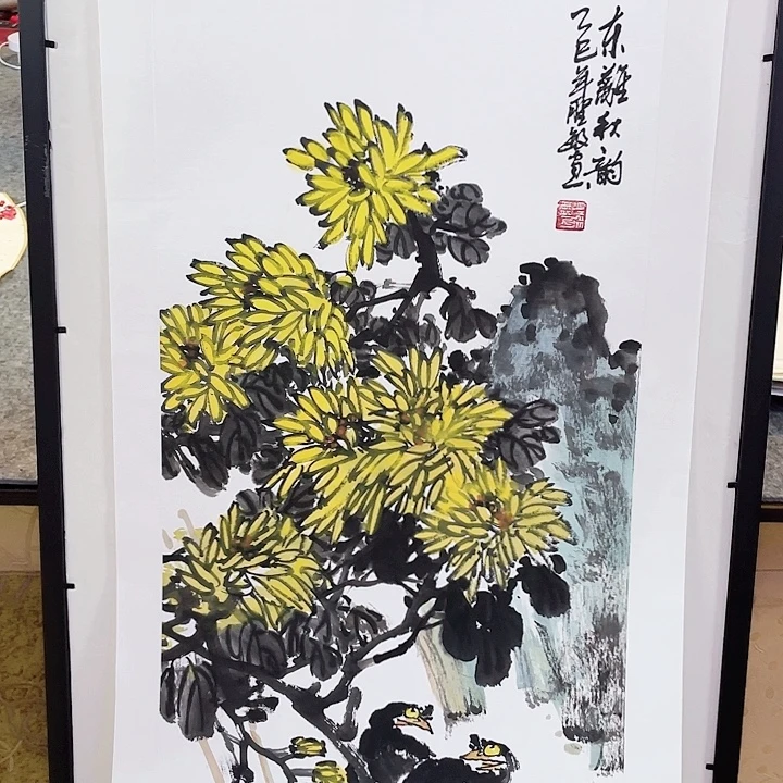国画张圣敏先生纯手绘作品