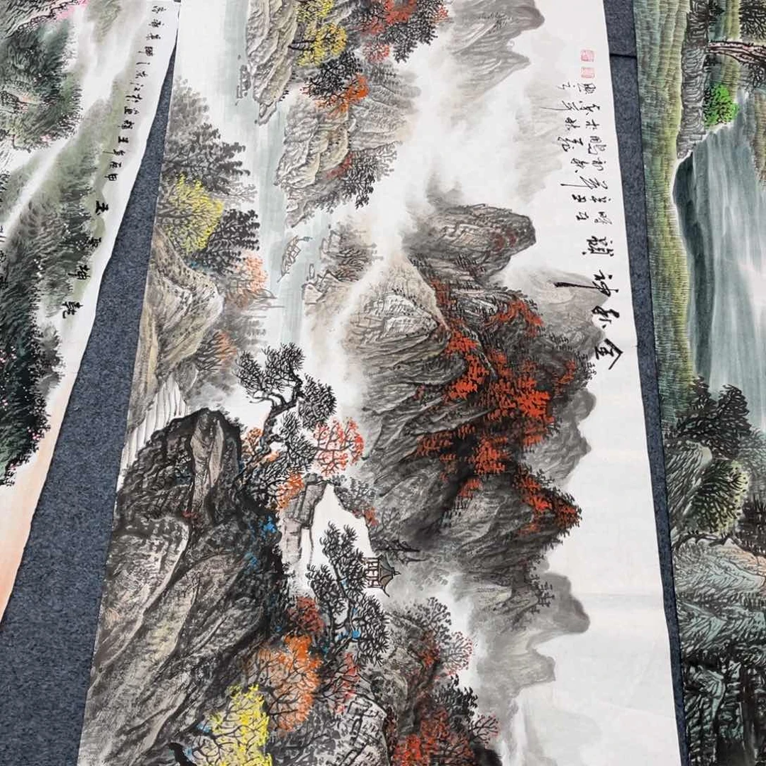 国画宣纸手绘，手工作品