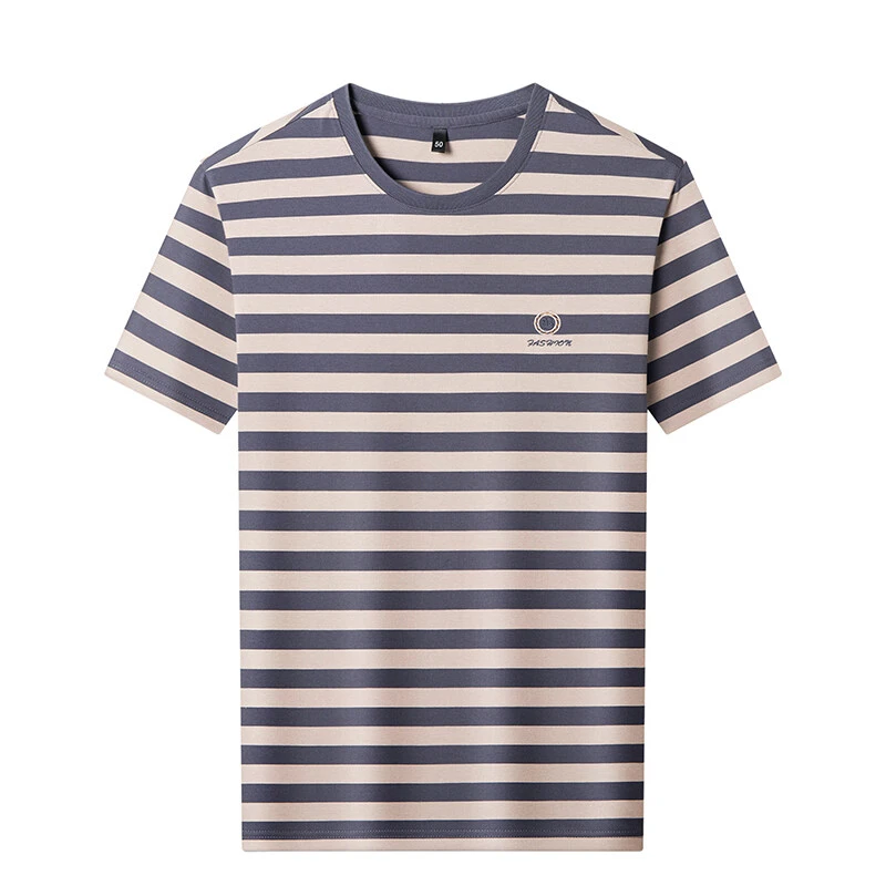 【奥莱折扣】【冰丝舒爽】男士垂顺丝滑亲肤透气T恤父亲节送礼送