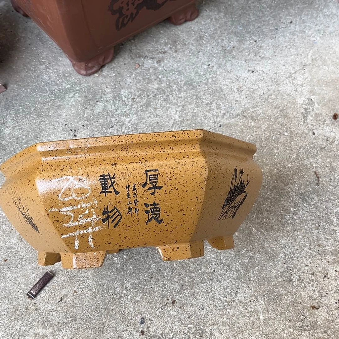 紫砂花盆盆景艺术