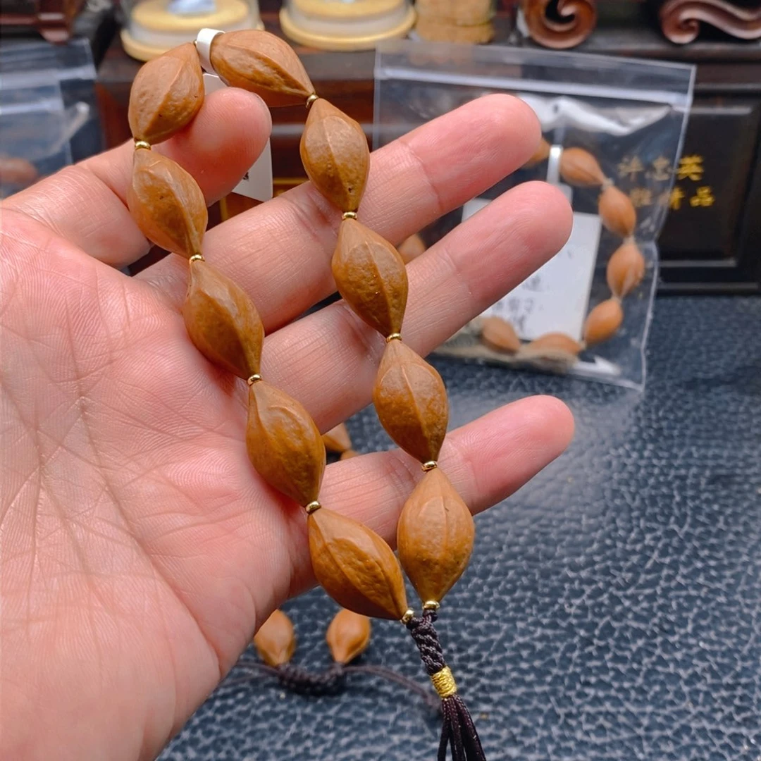 橄榄核手串/手链开**林素核1.25三面误差0.03