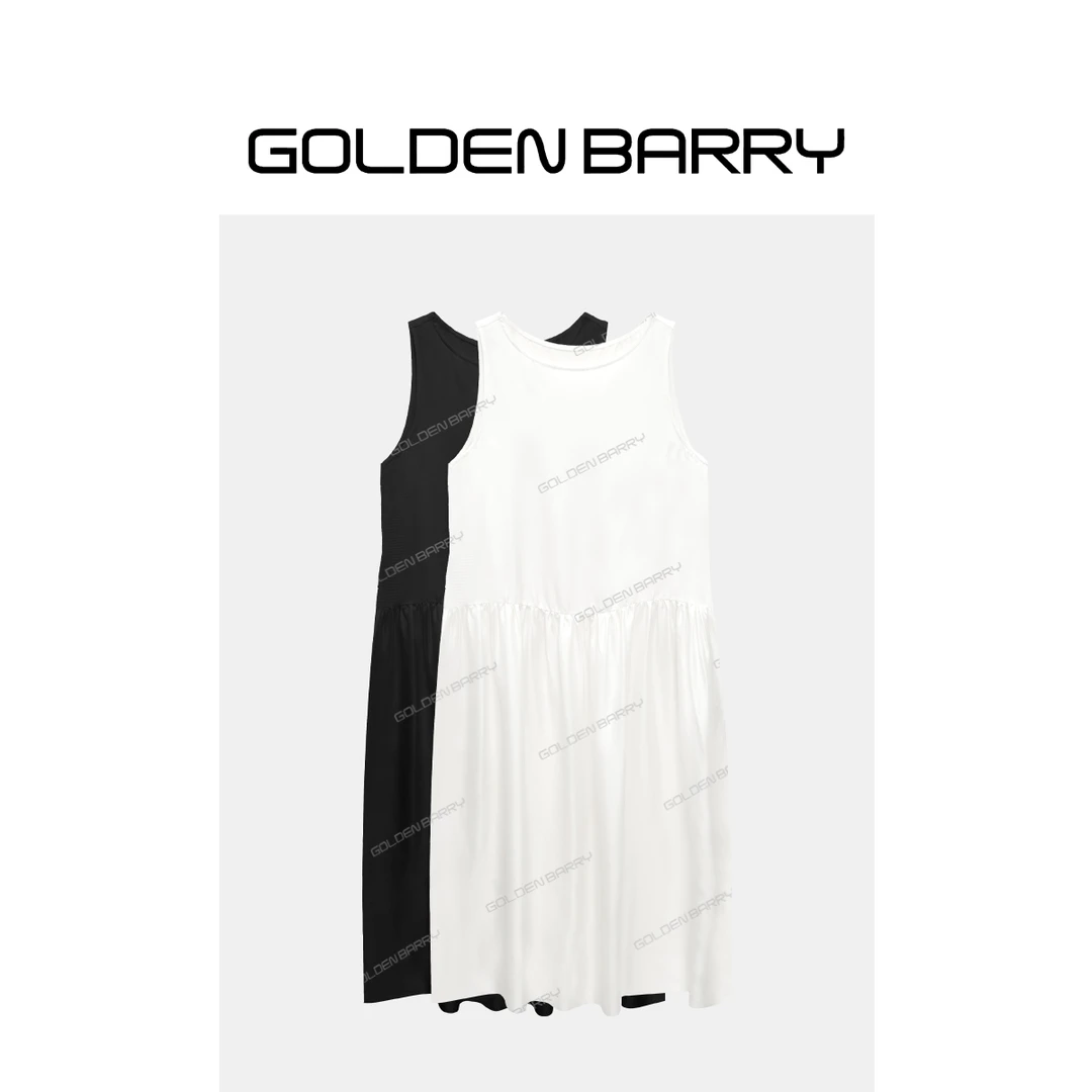 GOLDENBARRY|307119“北海道少女”真丝背心连衣裙