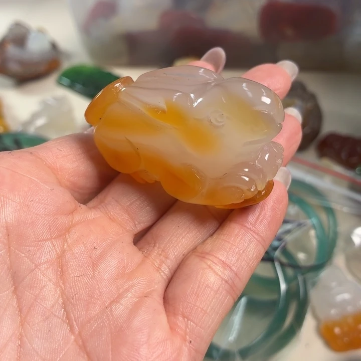 玛瑙/玉髓未镶嵌吊坠(不含链)