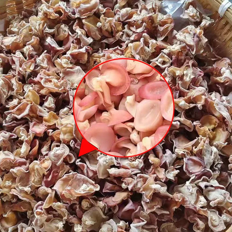 W贵妃粉木耳彩耳兔耳菌晾晒干货无添加凉拌火锅煲汤食材清炒