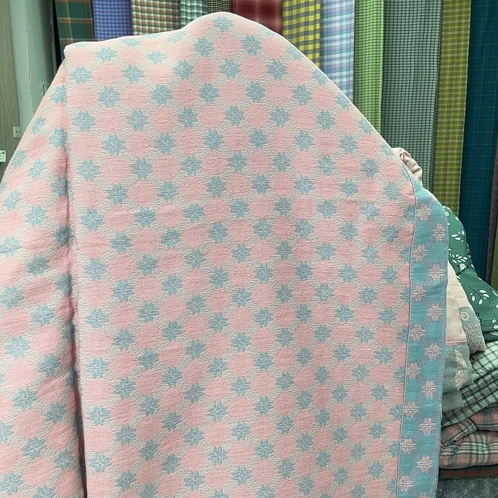 棉莫代尔纤维2.5米×2.4米双层纱床单