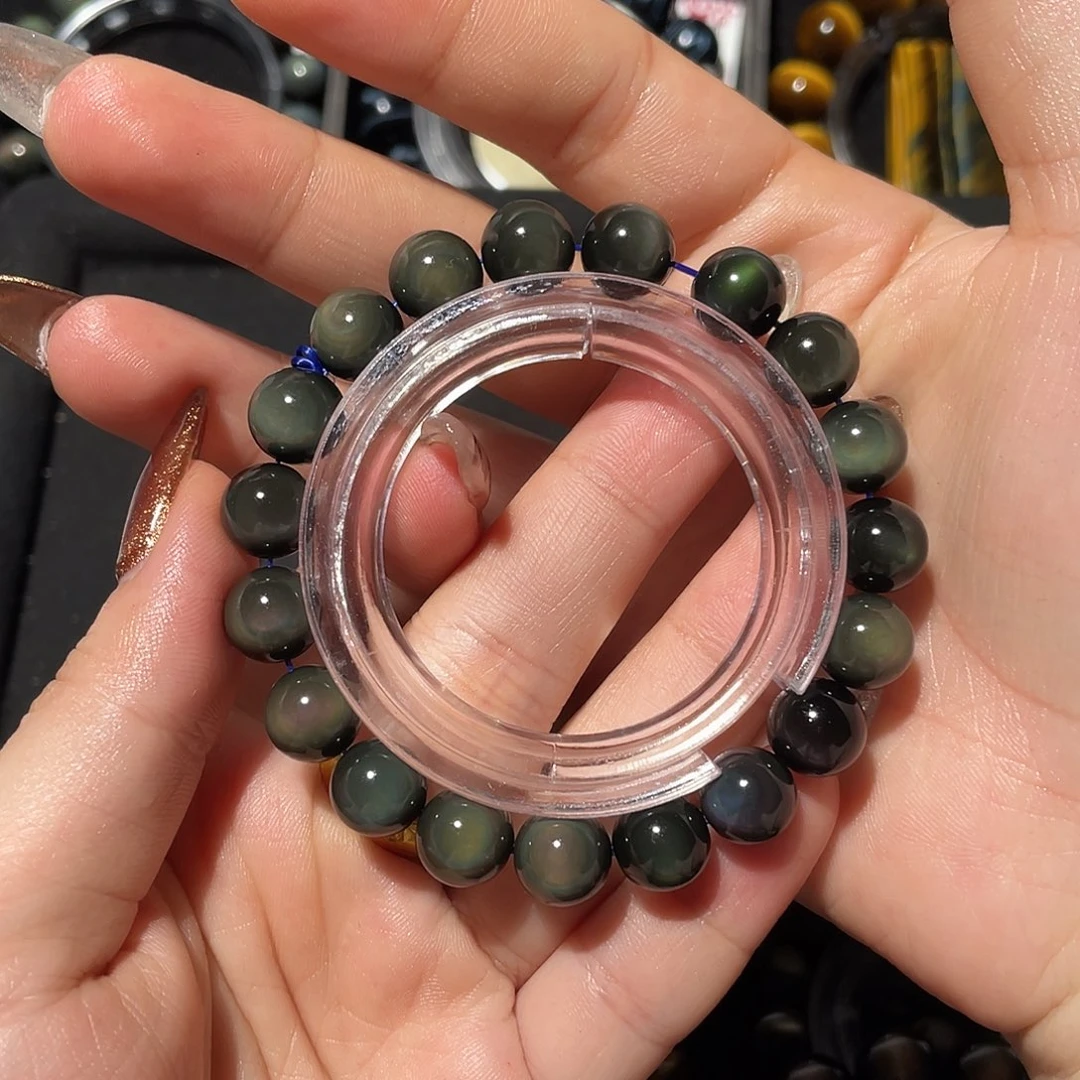 好***p黑曜岩未镶嵌手链