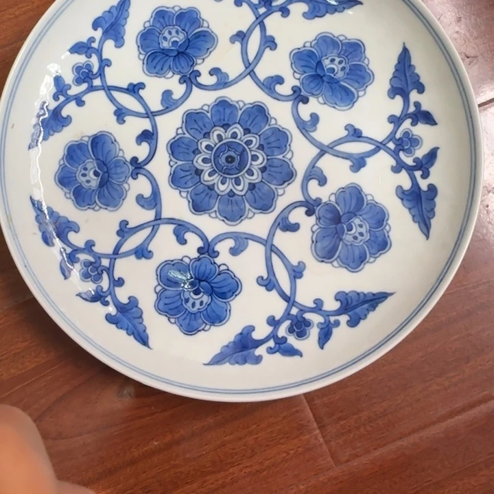 怒***吧盘陶27公分五花伞盘