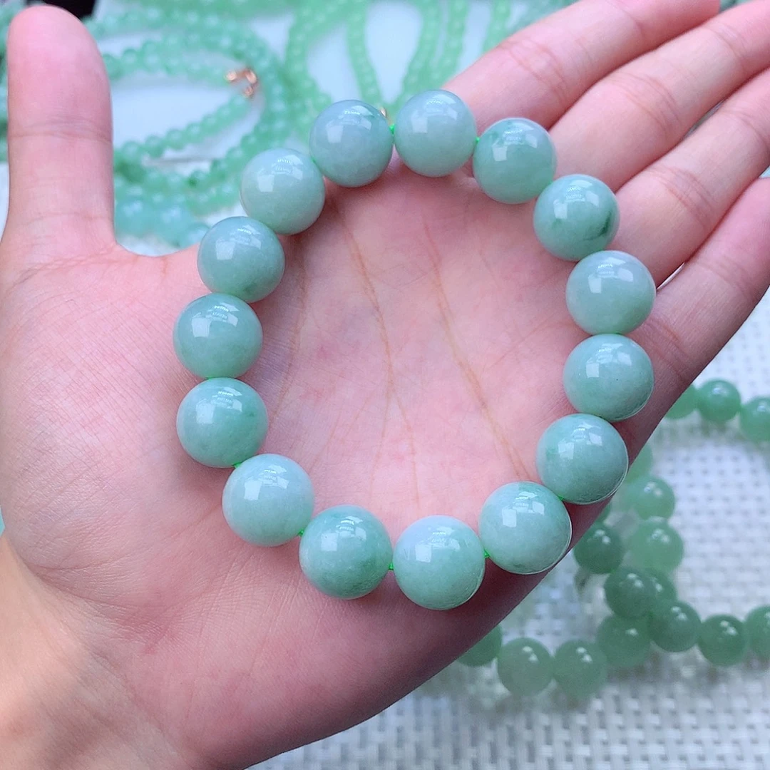 翡翠未镶嵌毛衣链