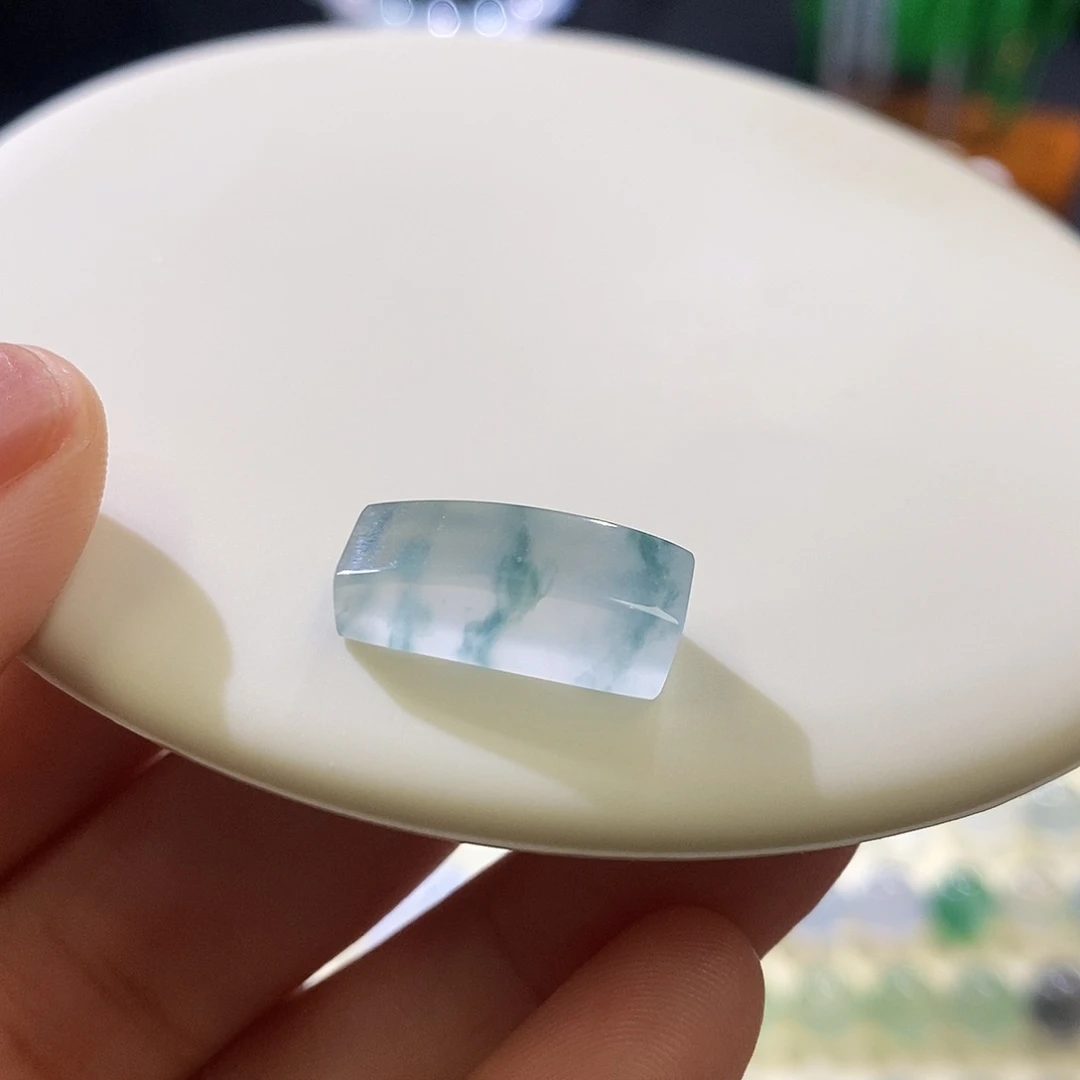 未镶嵌挂件翡翠马鞍戒
