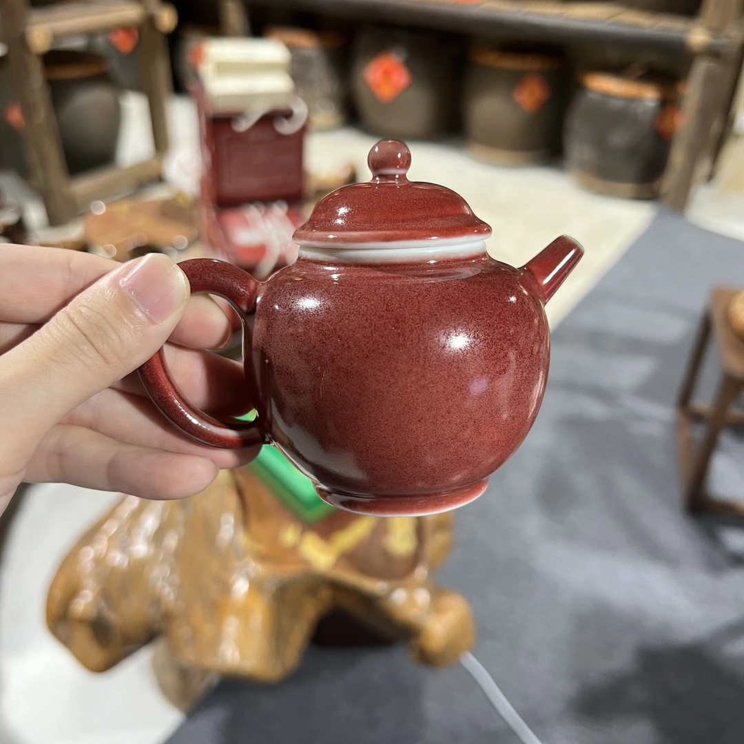 【超级福袋】豇豆红复古小品壶