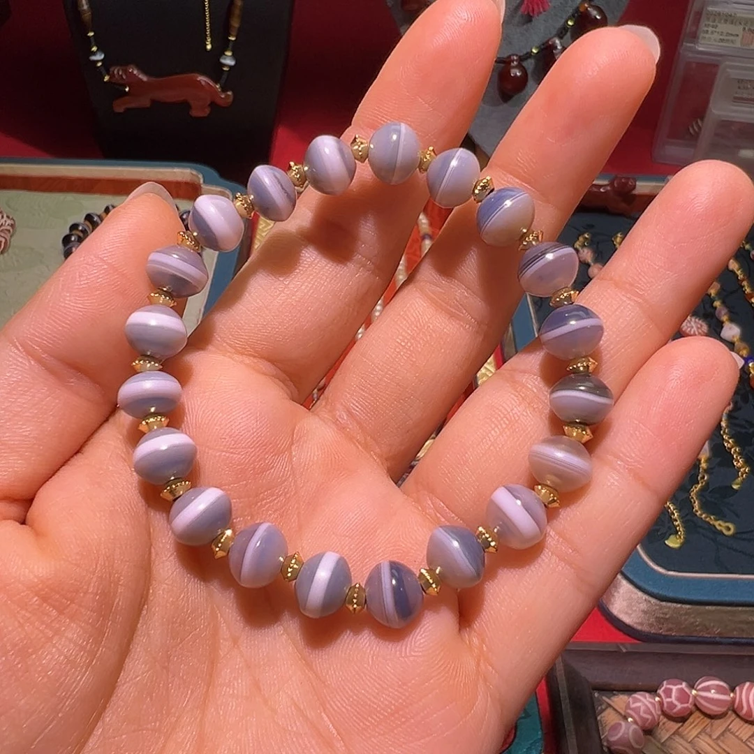 玛瑙/玉髓未镶嵌手链