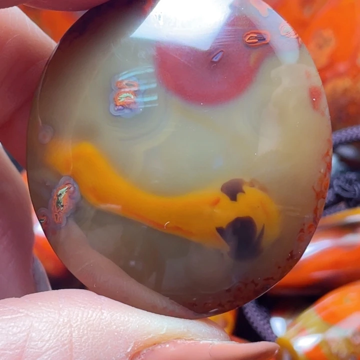 玛瑙/玉髓战国红玛瑙挂件未镶嵌