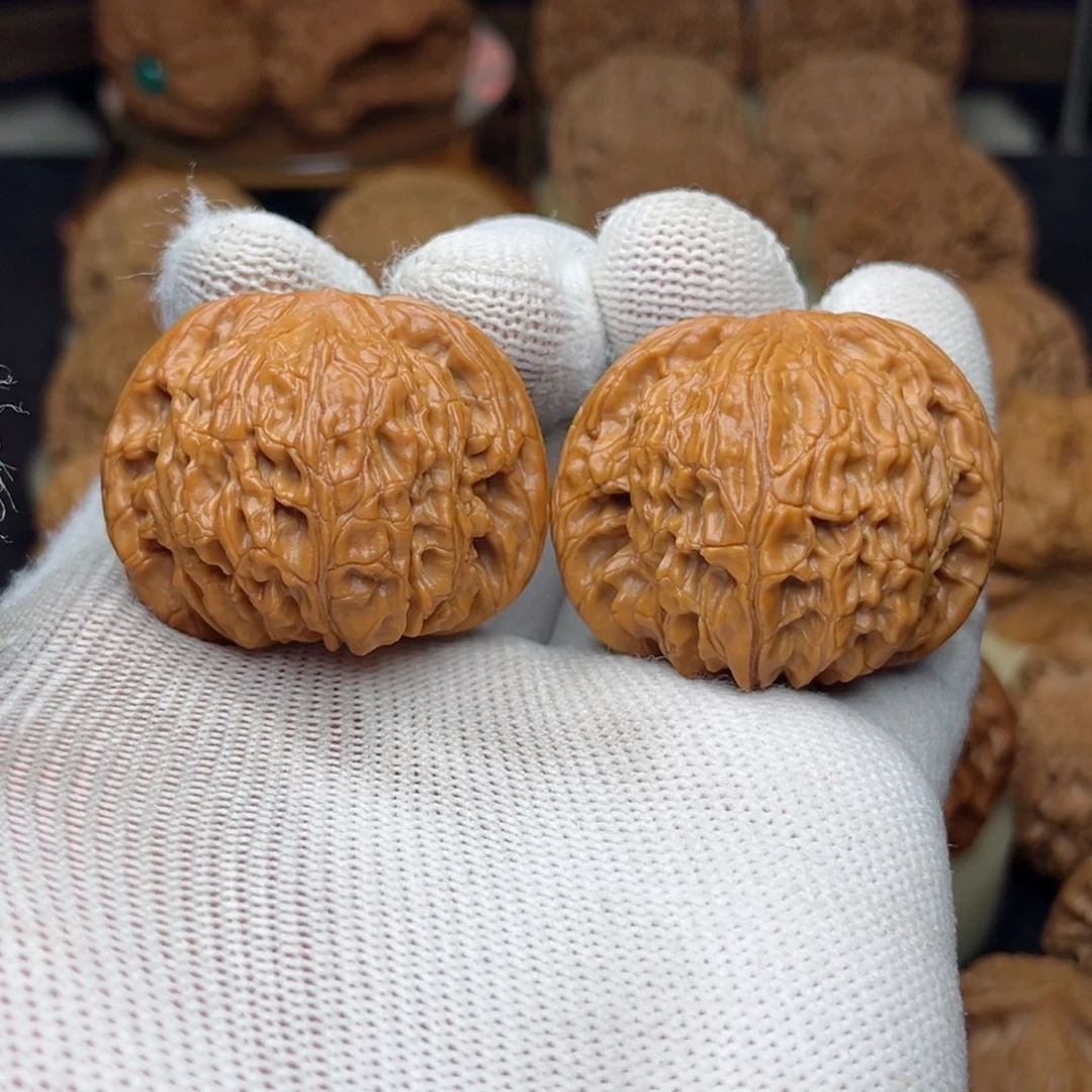 文玩核桃把件文玩核桃把件40尺磨盘