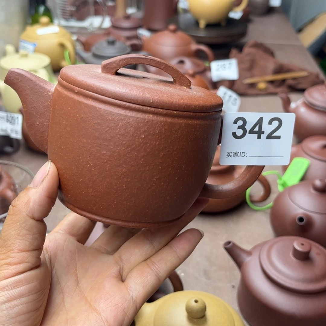 紫砂茶壶降坡泥半手260cc瑕疵