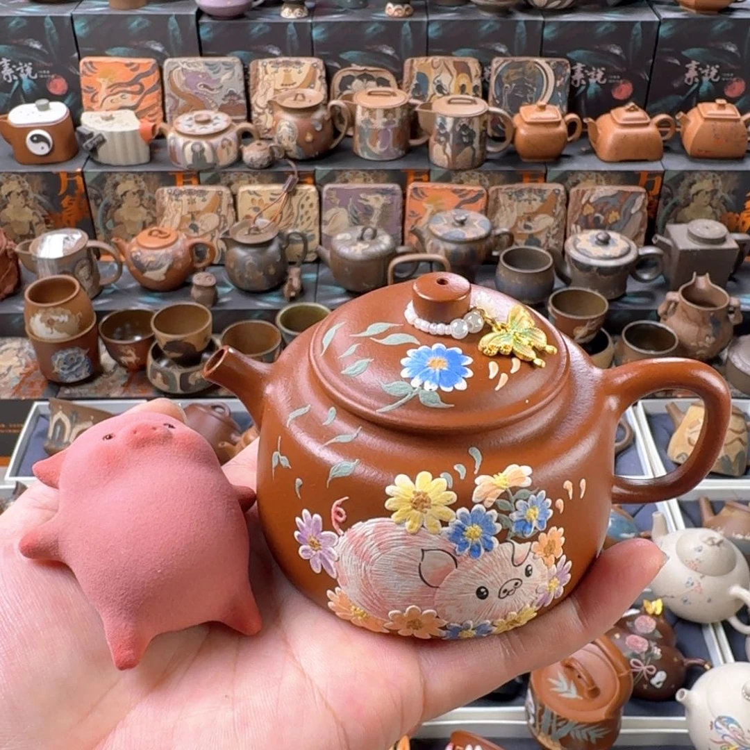 茶壶紫砂150cc原矿精工半手