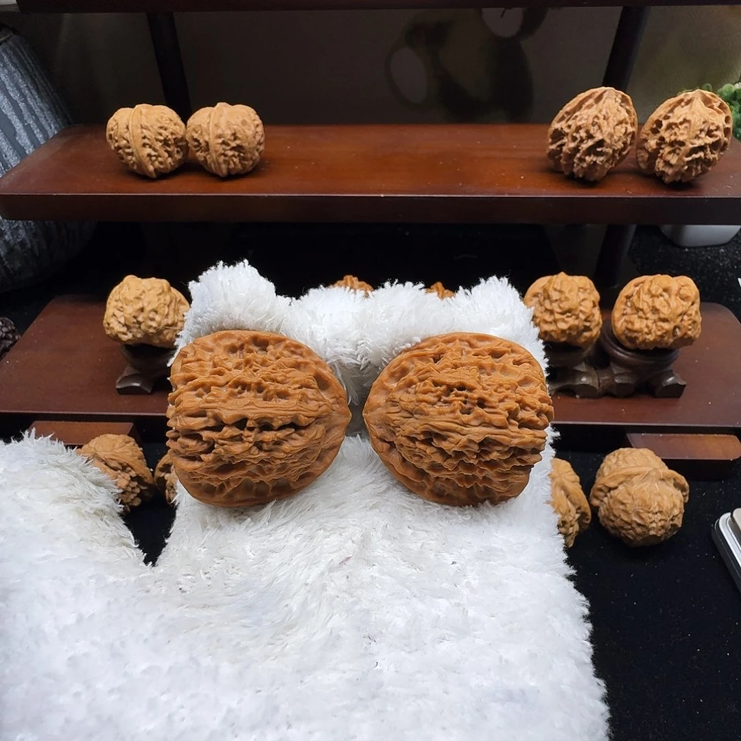 明***照核桃手串/手链赵喜满红皮南疆石41