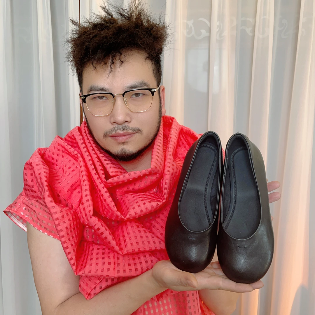 【艾琪】1cm 复古奶奶鞋超软超舒适单鞋百搭通女真皮女士小皮鞋四季