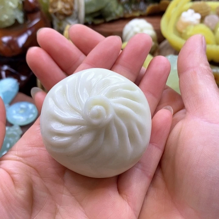 蛇纹石玉未镶嵌手把