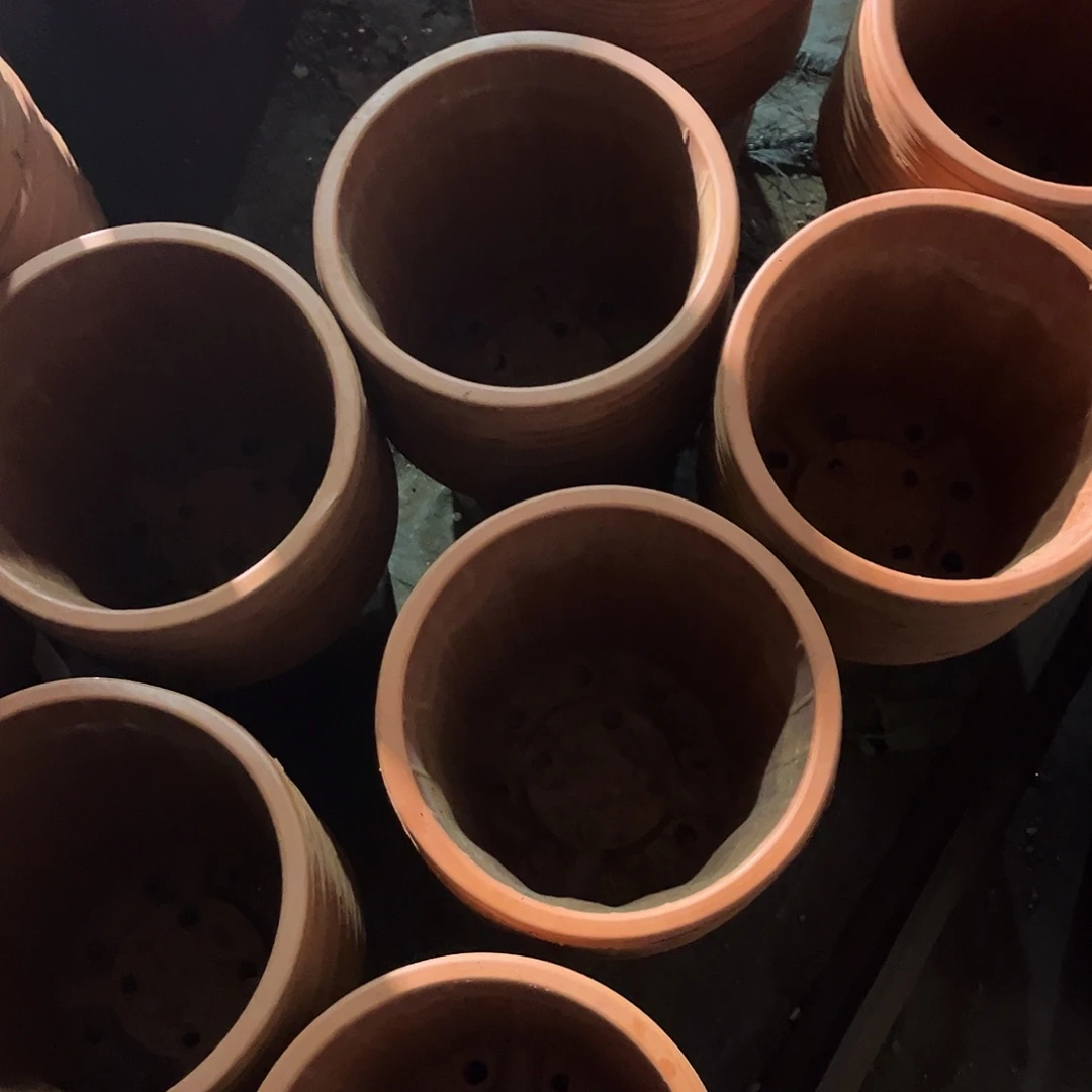 旧口径23高22红砖盆12个