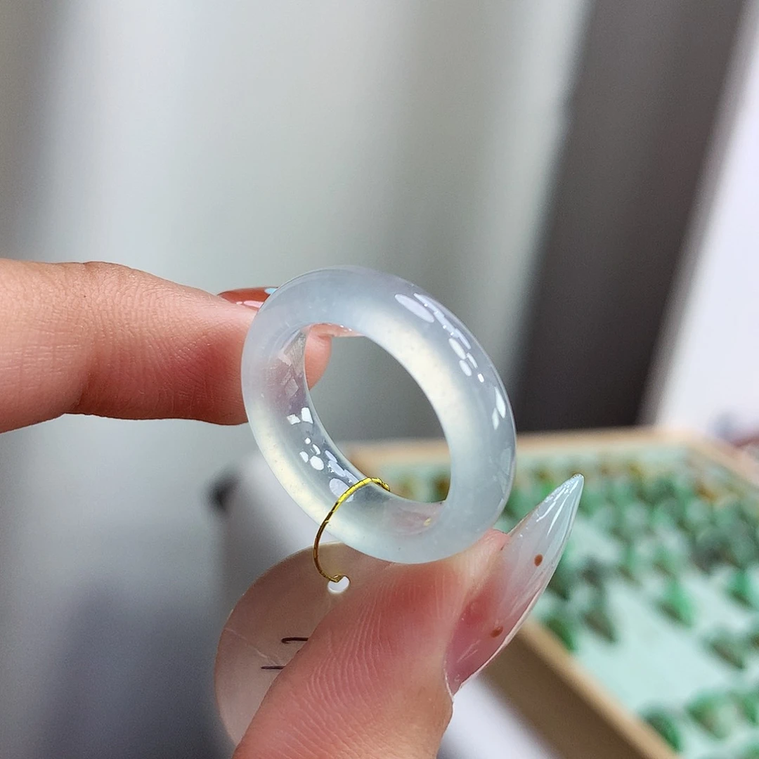 未镶嵌戒指翡翠14圈