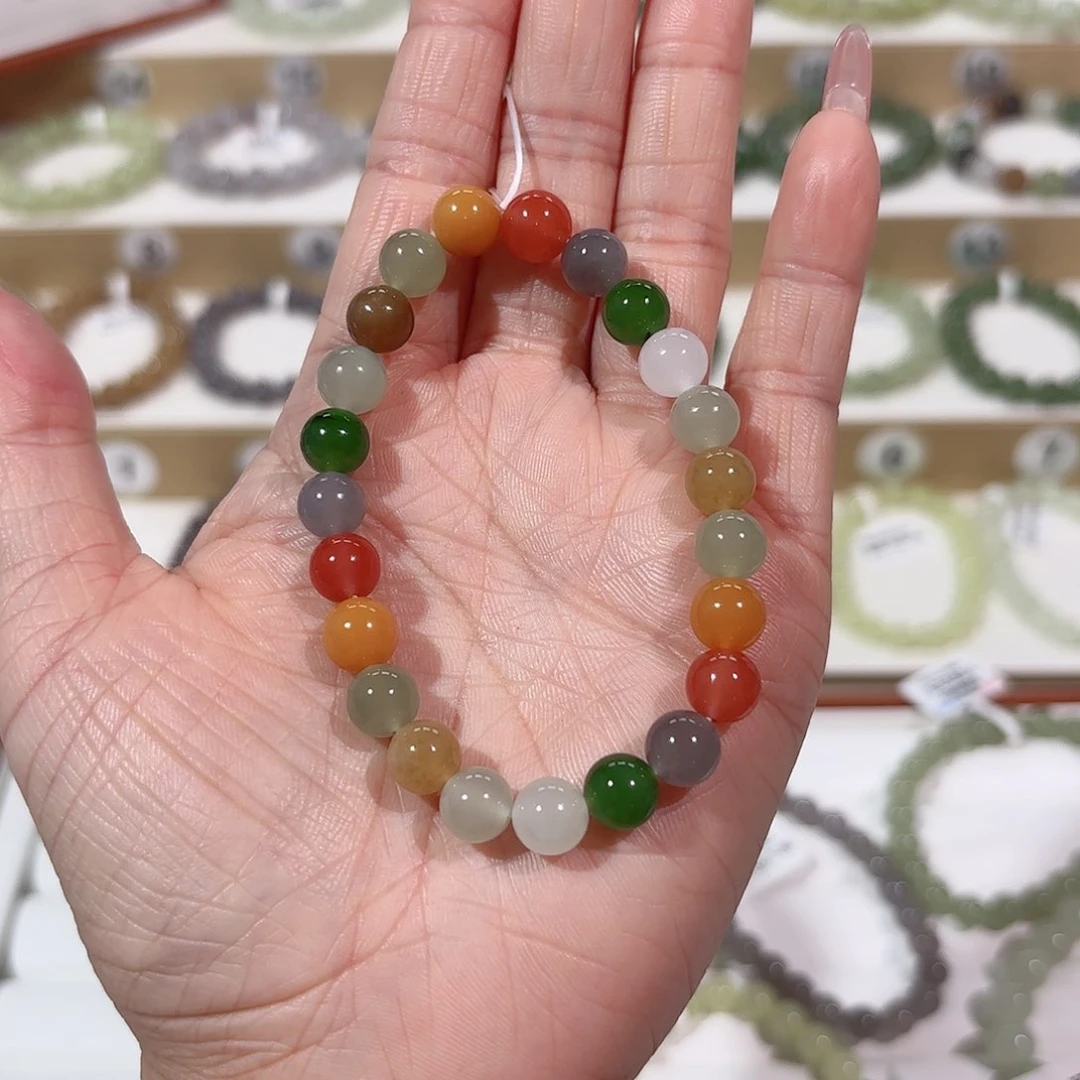 和田玉手链未镶嵌香*