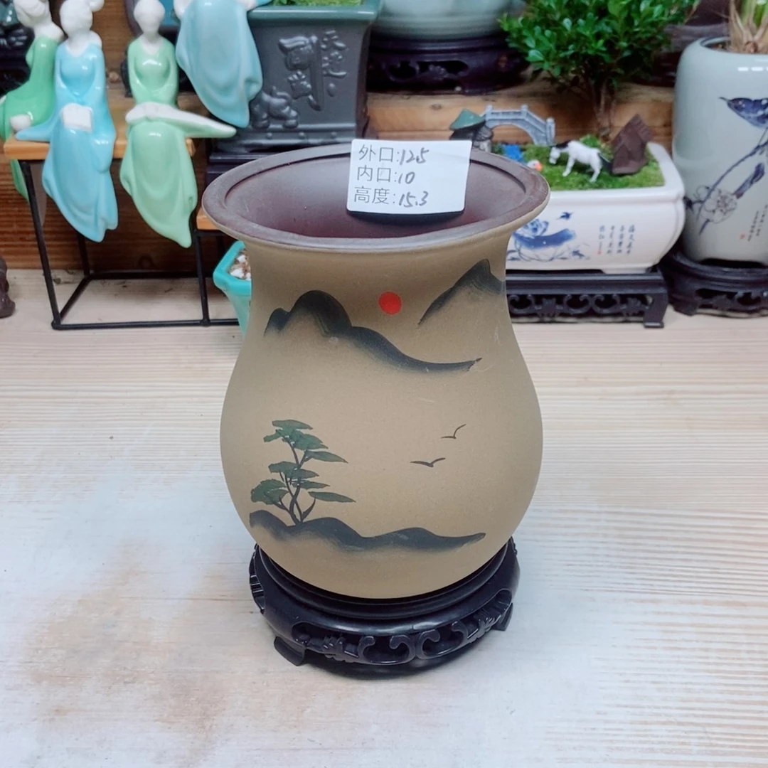 瓷片陶瓷花盆陶瓷艺术