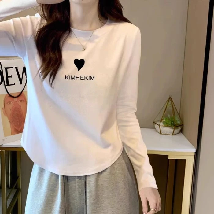 201-400三件辣妹时尚修身长袖T恤链接【直播间拍】