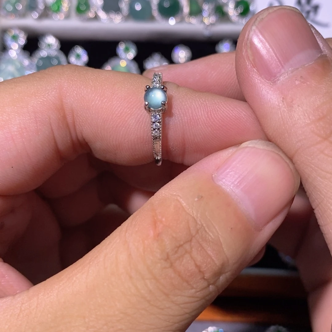 翡翠未镶嵌颈饰天然