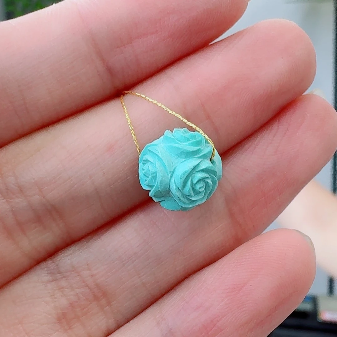 未镶嵌绿松石珠宝奇石