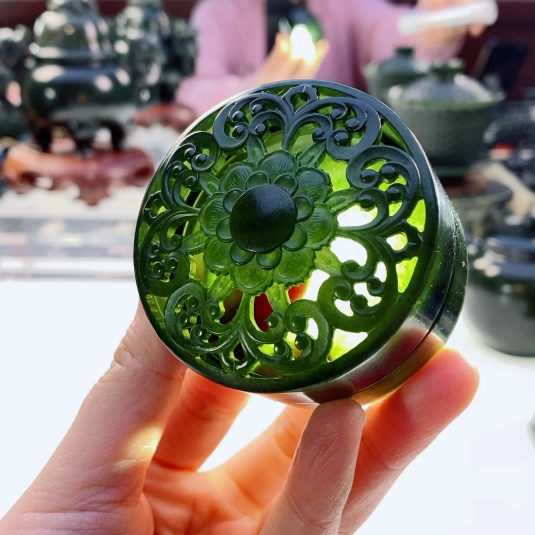 和田玉（青玉）摆件未镶嵌