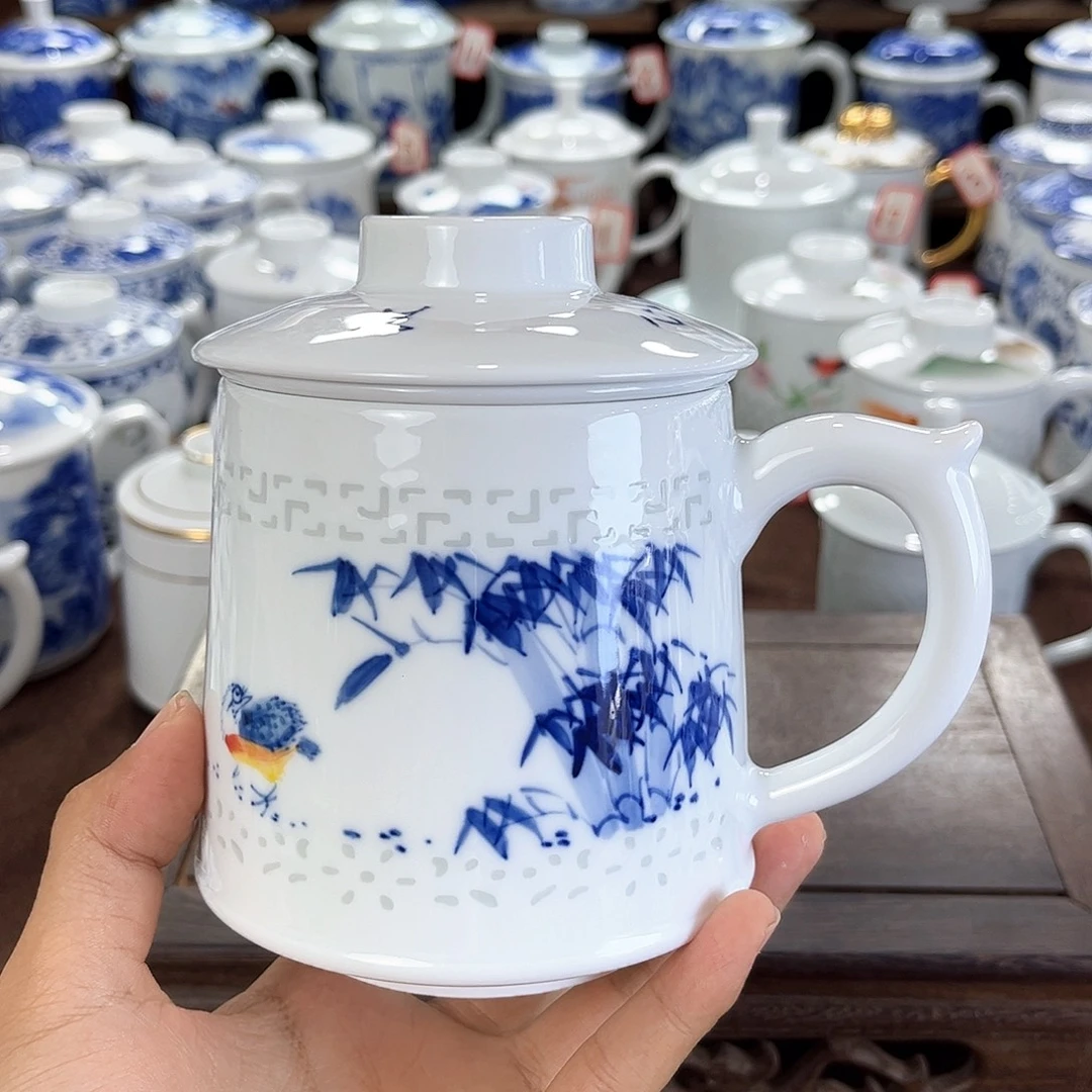 摆件景德镇陶瓷马克杯